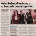Keiko Fujimori instruye a su bancada desde la prisión